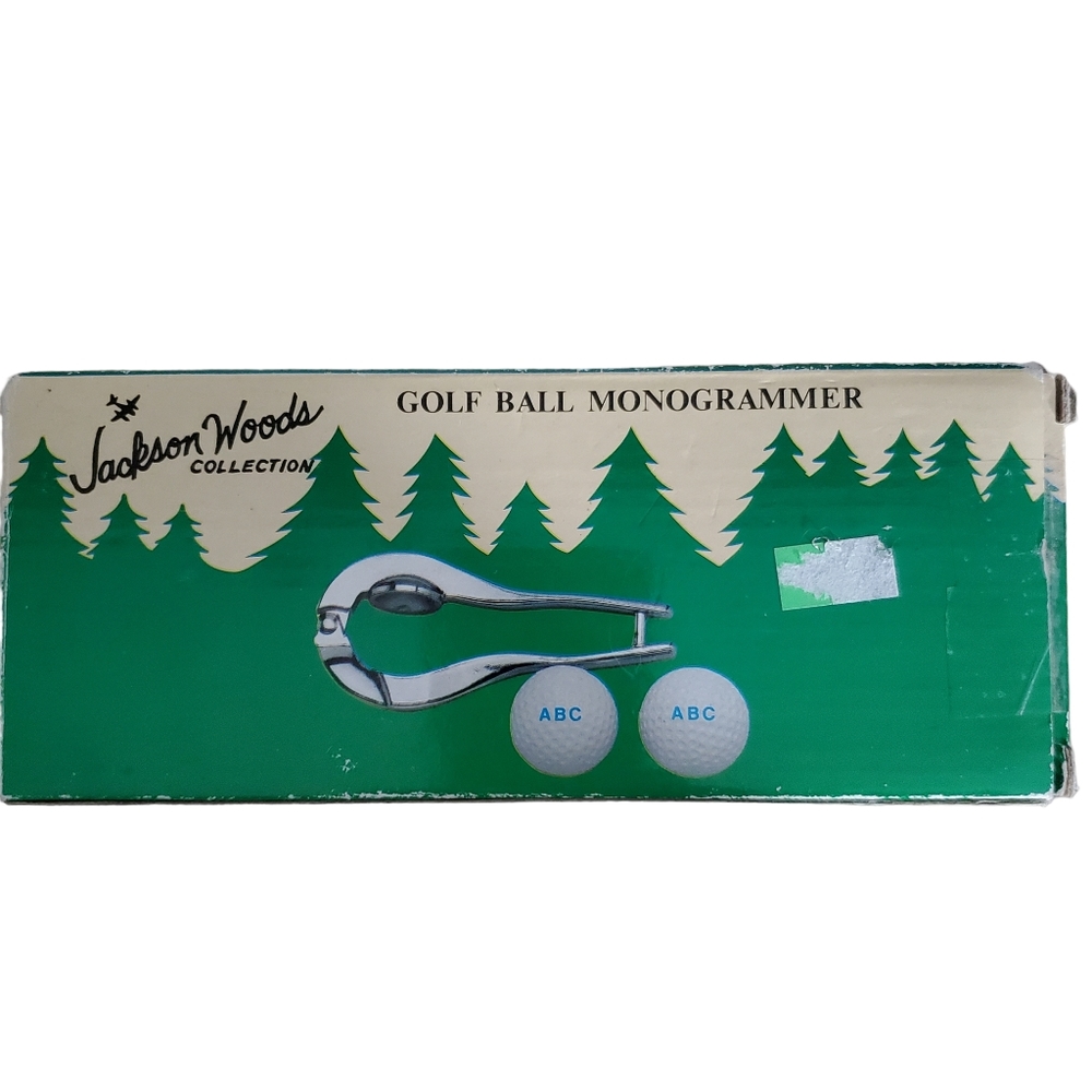 Vintage Jackson  Woods Golf Ball Monogrammer